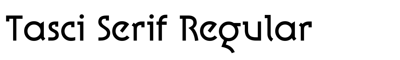 Tasci Serif Regular